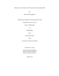 Memory, Social Authority, and Composition in Damascene Dhikr