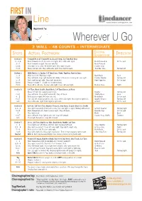 Wherever U Go 2 Wall – 48 Counts – Intermediate