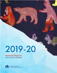 2019-2020 Nunavut Development Corporation Annual Report