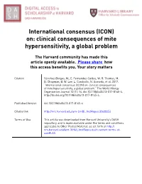 Clinical Consequences of Mite Hypersensitivity, a Global Problem