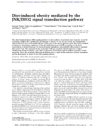Diet-Induced Obesity Mediated by the JNK/DIO2 Signal Transduction Pathway
