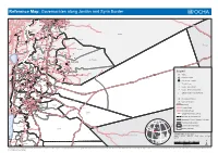 Reference Map: Governorates Along Jordan and Syria Border