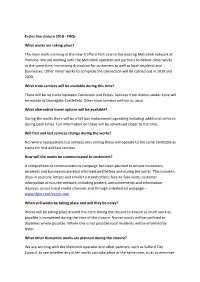 Eccles Line Closure 2018 - Faqs