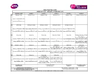 Qatar Total Open 2016 ORDER of PLAY - TUESDAY, 23 FEBRUARY 2016