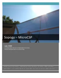Sopogy – Microcsp