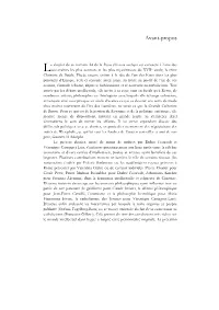 Avant-Propos