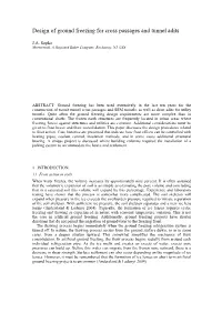 Design of Ground Freezing for Cross Passages and Tunnel Adits