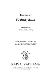Essence of Pranayama