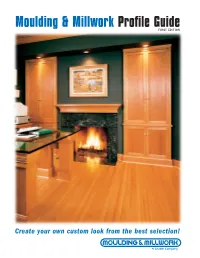 Moulding & Millwork Profile Guide