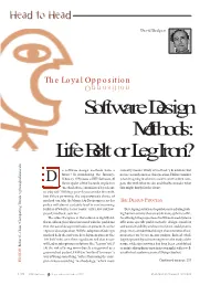 Budgen, Software Design Methods