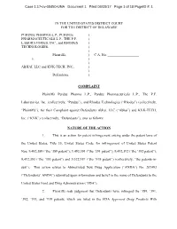 Case 1:17-Cv-00450-UNA Document 1 Filed 04/20/17 Page 1 of 18 Pageid #: 1