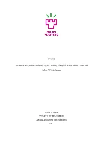 Ico Mel How Gamers Experience Informal Digital Learning of English