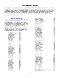 Ieee-Level Awards