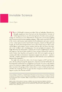 Invisible Science