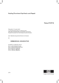 Scaling Functional Synthesis and Repair