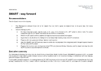 SMART - Way Forward