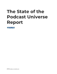 The State of the Podcast Universe Report
