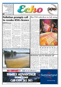 Pollution Prompts Call to Revoke RTA's Licence