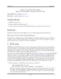 Lab 5: Loop-Level Parallelism Instructor: Vivek Sarkar, Co-Instructor: Mackale Joyner
