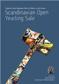 Scandinavian Open Yearling Sale
