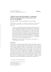 “What Dr Venter Did on His Holidays”: Exploration, Hacking