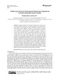 A Multi-Agent System for Environmental Monitoring Using Boolean Networks and Reinforcement Learning