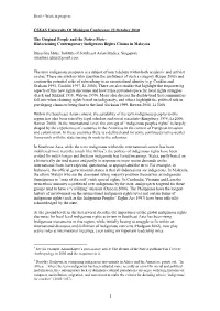 In His Highly Debated Article Return of the Native, Adam Kuper Argued That