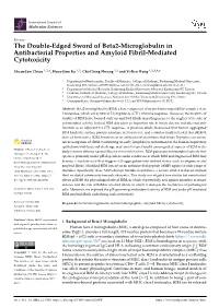 The Double-Edged Sword of Beta2-Microglobulin in Antibacterial Properties and Amyloid Fibril-Mediated Cytotoxicity