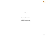 ABPI Reporting Year : 2019 Reporting Currency