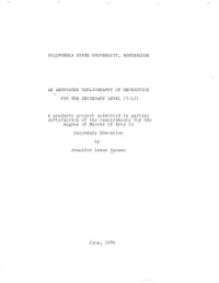 California State University, Northridge an Annotated