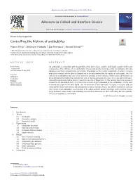 Controlling the Lifetime of Antibubbles