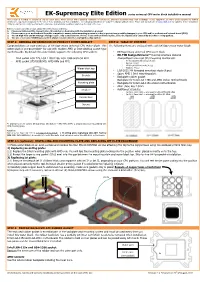 EK-Supremacy Elite Edition Series Universal CPU Water Block