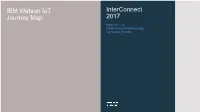 Interconnect 2017 IBM Watson Iot Journey