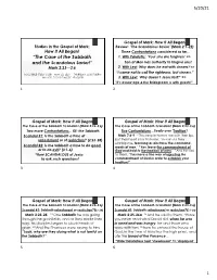 Mark 2:23-3-6 Case of the Sabbath Scandalous Savior