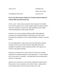 Former Sun Microsystems Engineers Transform App Development Industry with Groundbreaking Tool