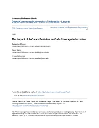 The Impact of Software Evolution on Code Coverage Information