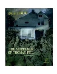 The Murderer of Thomas Fell