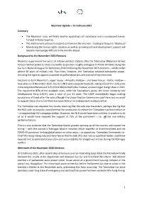 1 Myanmar Update