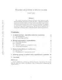 Plausibility and Probability in Deductive Reasoning