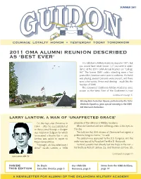 2011 OMA Alumni Reunion Described As ‘Best Ever’
