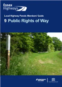 9 Public Rights of Way 2 Local Highway Panels (LHP) Members Guide 2021/22