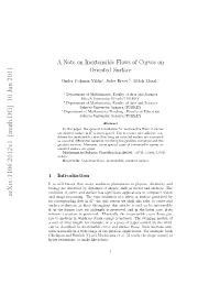 A Note on Inextensible Flows of Curves on Oriented Surface