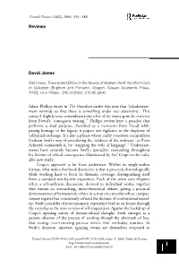 David James, Textual Practice