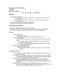 Notation Four-Part Arrangements