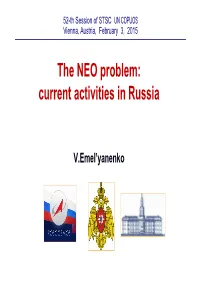 Russian Networks Capable to Observe Neos at Near Space