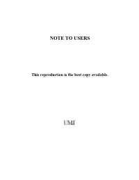 Thesis Front Matter