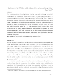 43 the Influence of the CNN Effect and the Al Jazeera Effect On