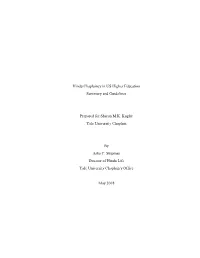 Hindu Chaplaincy in US Higher Education Summary and Guidelines