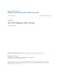 The Web Magazine 2005, Spring