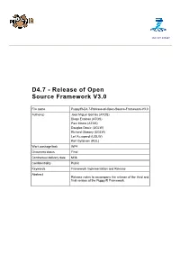 Release of Open Source Framework V3.0